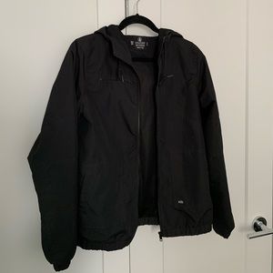 Black Volcom Windbreaker